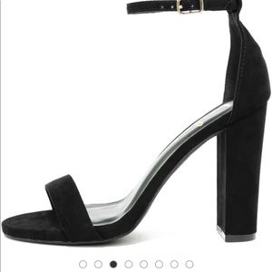 Lulu’s Taylor Black Suede heel